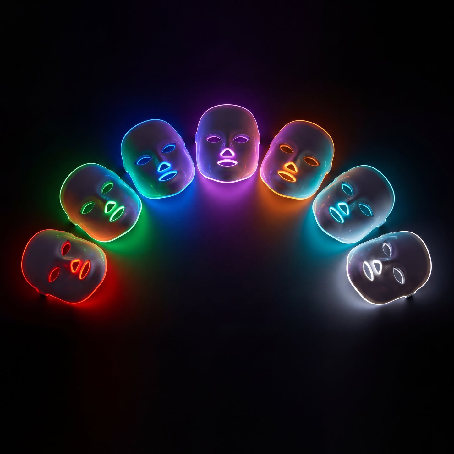 7 Color LED Face Mask